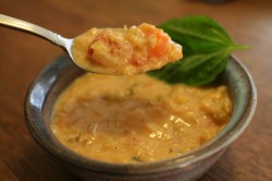 Creamy red lentil chowder