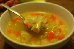 Arctichoke soup provenÃ§al